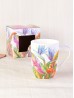 Floral Print Mug Cup Set (4ps) With Gift Box 350ml (12oz)